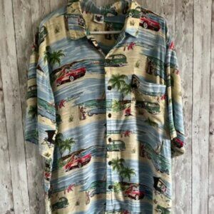 Disney Hawaiian Vintage Button Down XL